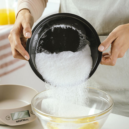 Nava Misty Ψηφιακή Ζυγαριά Κουζίνας με Κάδο έως 5kg Μπεζ