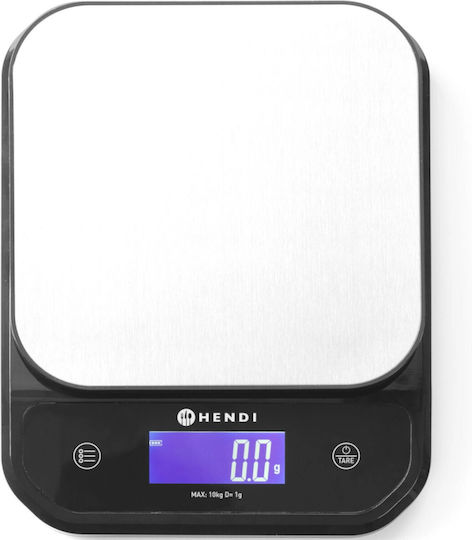 Hendi Ψηφιακή Ζυγαριά Κουζίνας έως 10kg Μαύρη