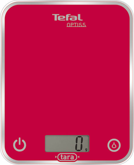Tefal Optiss Дигитален Кухненска везна 1гр/5кг Червено