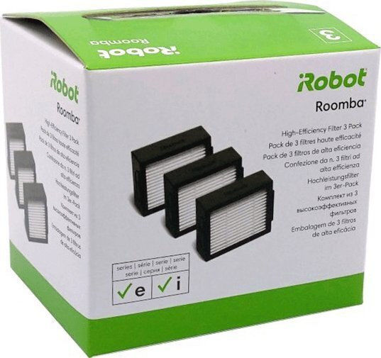 iRobot Roomba e5 AeroForce Φίλτρα Hepa Σκούπας Υγρών/Στερεών Συμβατά με iRobot 3τμχ