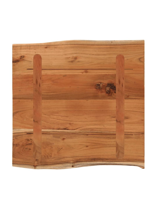 vidaXL Rectangular Table Surface made of Solid Wood Acacia 40x40x2.5cm 370606 1pcs