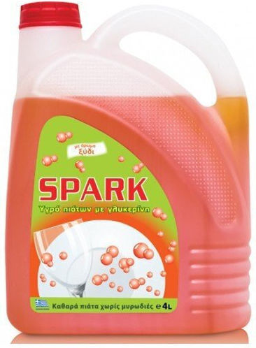 Spark Επαγγελματικό Υγρό Πιάτων με Άρωμα Ξύδι 4lt