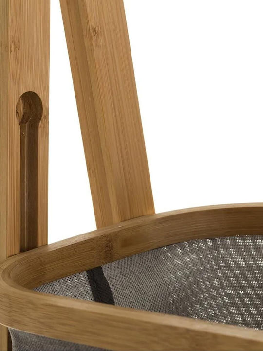 BigBuy Ραφιέρα Μπανιέρας Bamboo 45x34x109cm Γκρι