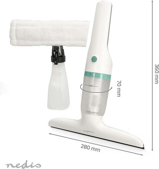 Nedis Battery Window Cleaner 3.7V White