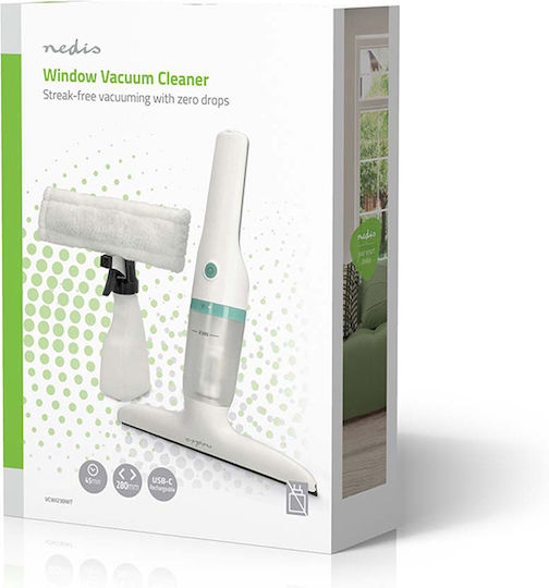 Nedis Battery Window Cleaner 3.7V White