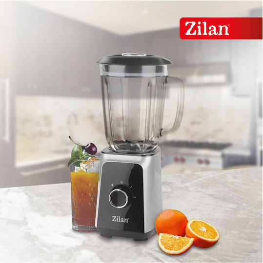 Zilan Mixer mit Glas Kanäta 1,5 l 1000W Schwarz Zilan