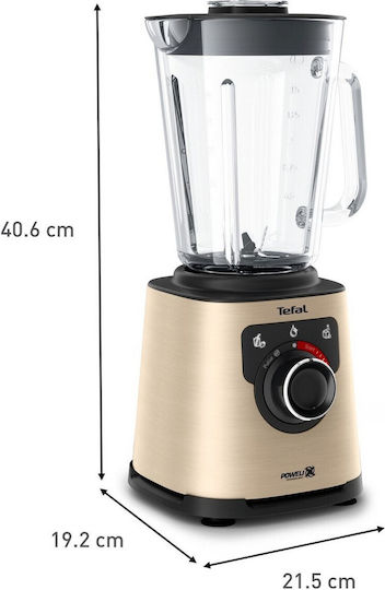Tefal PerfectMix+ Mixer mit Glas Kanäta 2 l 1200W Gold