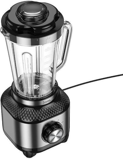 Hoco Μπλέντερ με Πλαστική Κανάτα 1.8 lt 600W Μαύρο HE32