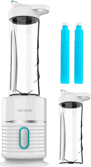 Cecotec Power Titanium Μπλέντερ με Γυάλινη Κανάτα 600 ml 500W Λευκό