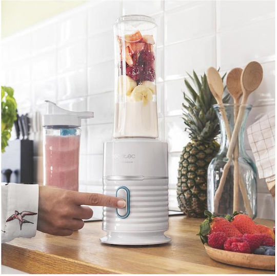 Cecotec Power Titanium Μπλέντερ με Γυάλινη Κανάτα 600 ml 500W Λευκό