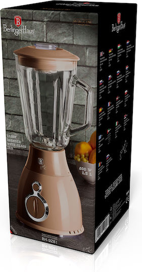 Berlinger Haus Blender with Glass Jug 1.5 lt 600W Pink BH-9281