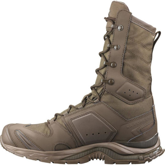 Salomon Militär-/Kampfstiefel Xa Forces Wasserdichte Leder Braune