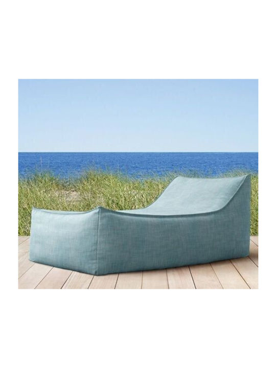 Sitzsack Liegestuhl Wasserdicht Luxury Irida Weiß 190x80x70cm