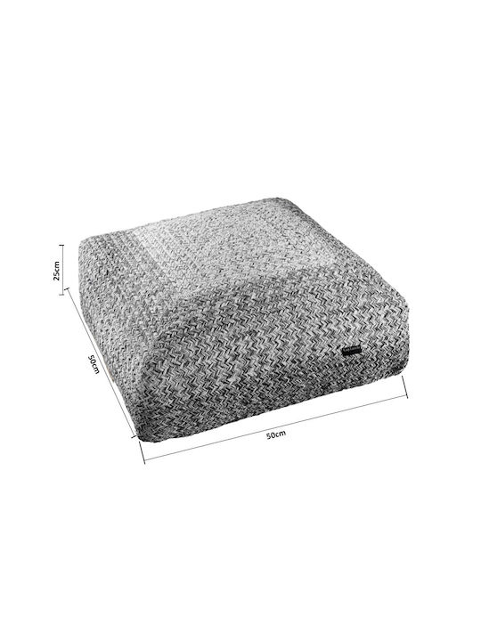 Bean Bag Chair Bolster Waterproof Shades Shades Gray Boho 50x50x25cm
