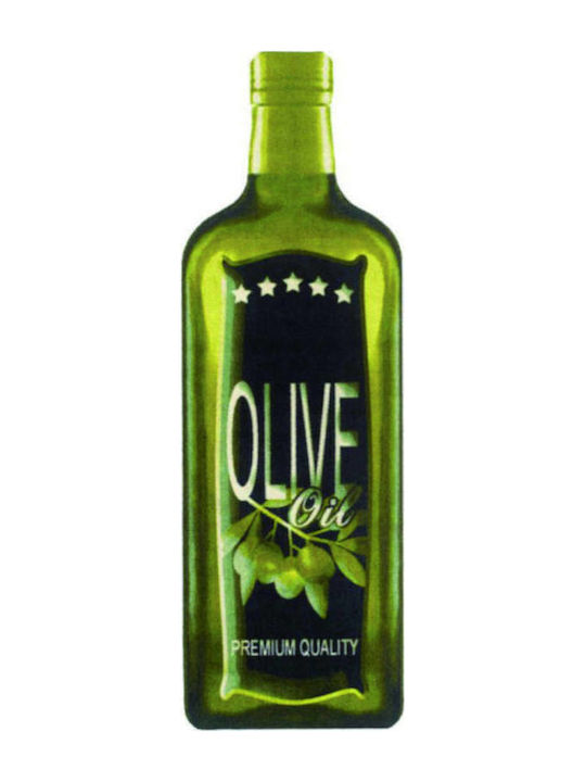 Sdim Premium Olive Oil Χαλάκι Κουζίνας Διάδρομος με Αντιολισθητικό Υπόστρωμα Πράσινο 50x150εκ.