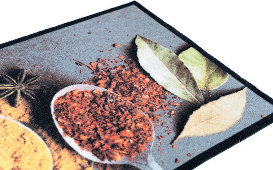 Sdim Cooking with Herbs Kitchen Mat Runner with Anti-slip Underlay Multicolour 50x150εκ.