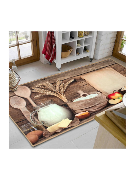 Dimcol Breakfast 271 Kitchen Mat Runner with Anti-slip Underlay Breakfast 271 80x200εκ.
