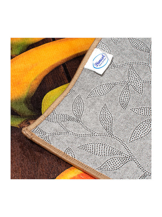 Dimcol Fruits 270 Kitchen Mat Runner with Anti-slip Underlay Multicolour 67x150εκ.