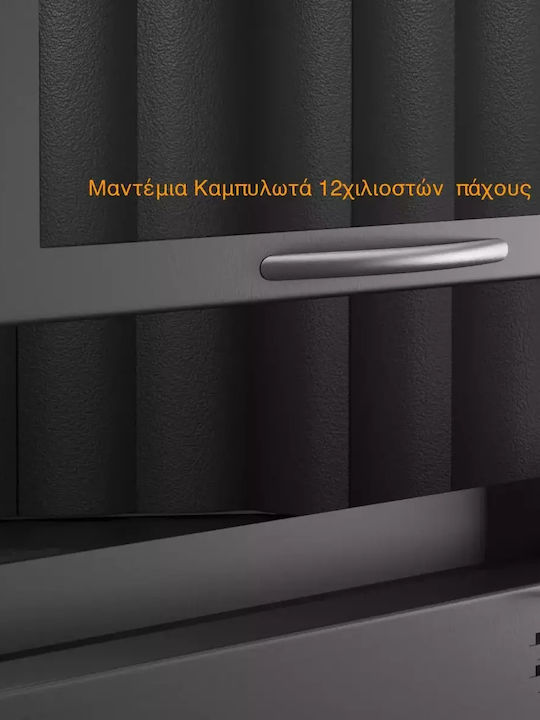 Panthermica Ενεργειακό Τζάκι Ξύλου Αερόθερμο με Συρόμενες Πόρτες