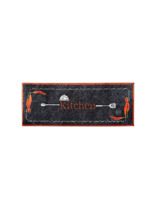 Beauty Home Küchenmatten Läufer 60x160cm Schwarz, Rot Beauty Home Küchenmatten Läufer 60x160cm Schwarz, Rot