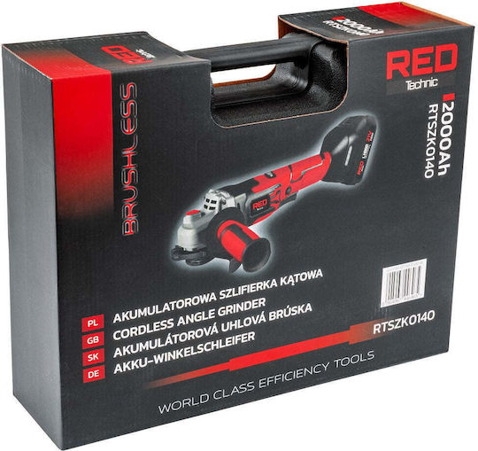 Red Technic Τροχός 125mm Μπαταρίας 21V Solo