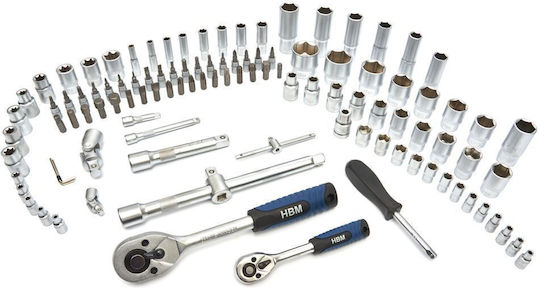 HBM Machines Tool Case with 108 Tools