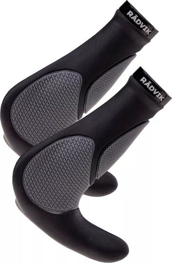 Radvik 92800515826 Fahrradlenkergriffe σε Schwarz Χρώμα