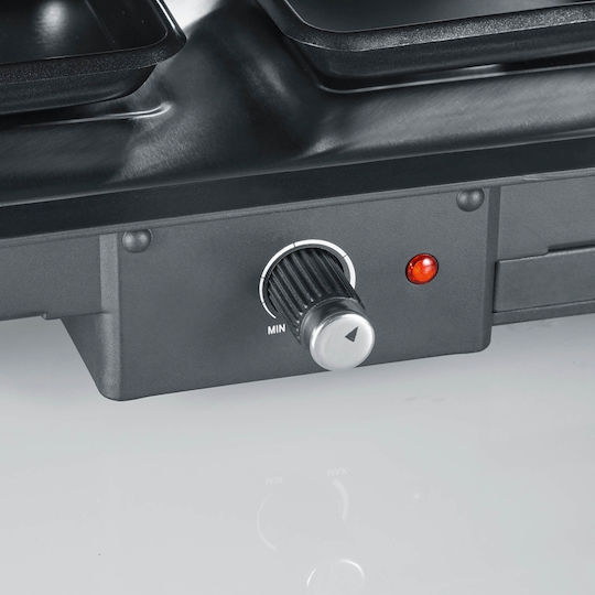 Severin Tabletop Electric Grill Raclette 1700W Inox with Adjustable Thermostat