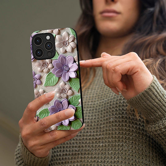Sonique 3D Flower Series Case for Xiaomi Poco F7 Ultra 5G Violet