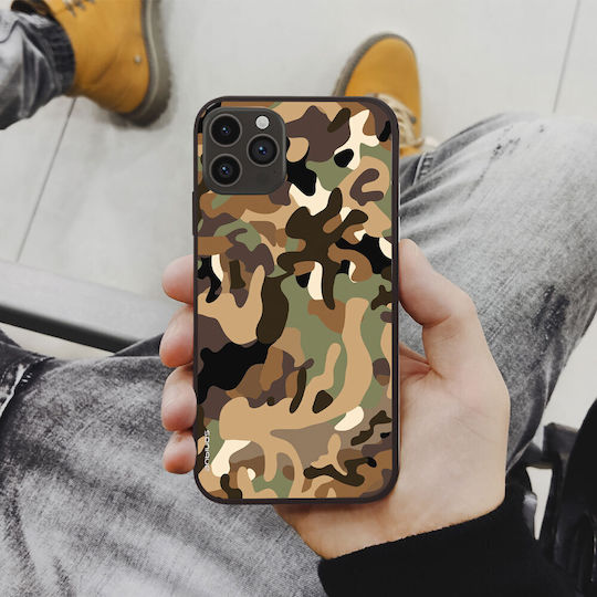 Камуфлажен калъф Sonique Army Series за Xiaomi Poco F7 Ultra 5G, кафяв