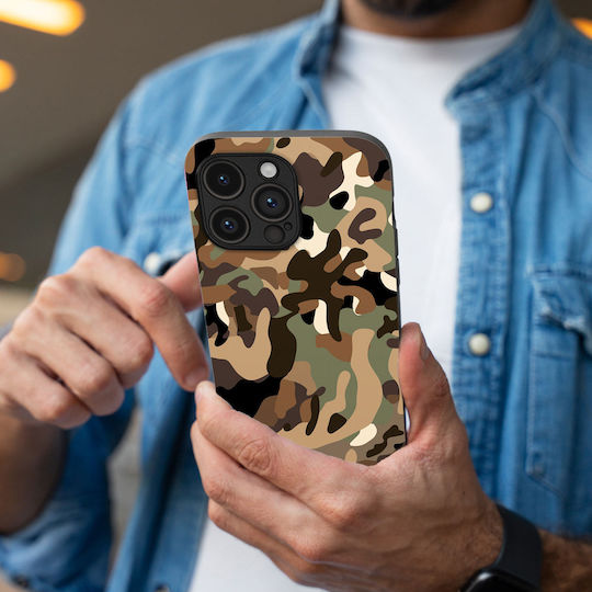 Камуфлажен калъф Sonique Army Series за Xiaomi Poco F7 Ultra 5G, кафяв
