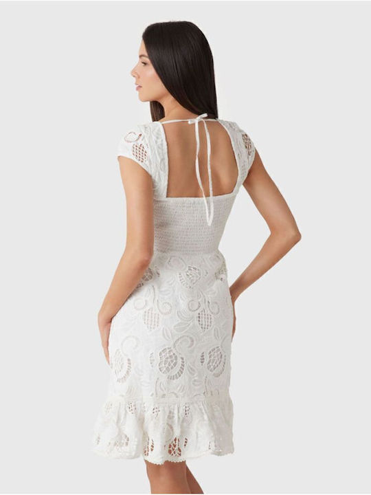 Mini Damenkleid Weiß
