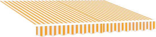 vidaXL Awning fabric Yellow 2x3.5m