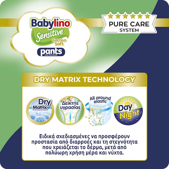 Babylino Windelhosen Sensitive Cotton Soft Nr. 8 für 20+ kgkg 104cm