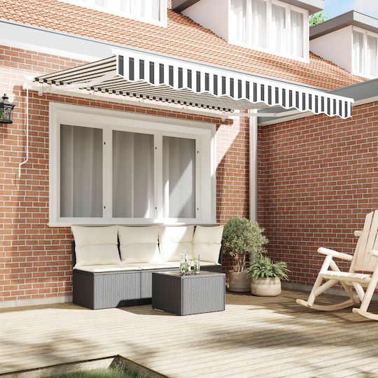 vidaXL Τεντόπανο Γκρι 2x3m
