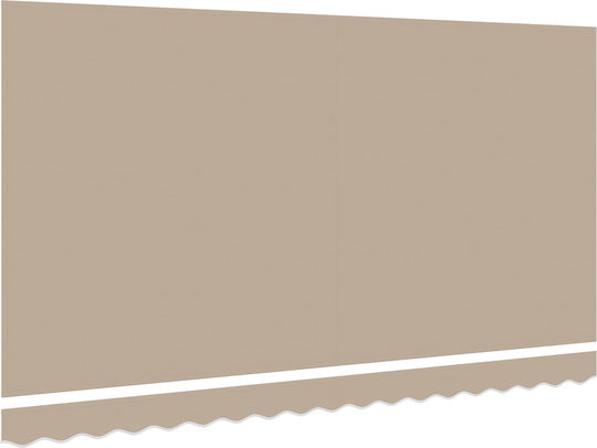 vidaXL Awning fabric Beige 2x4m