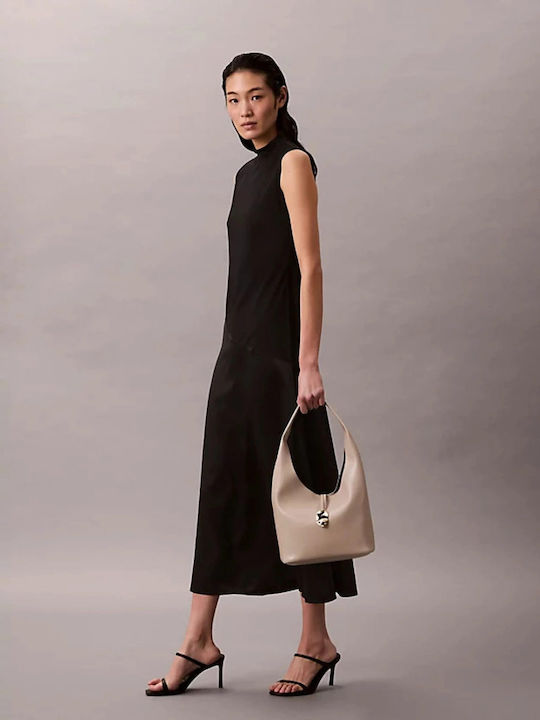 Damen Hobo Tasche Beige