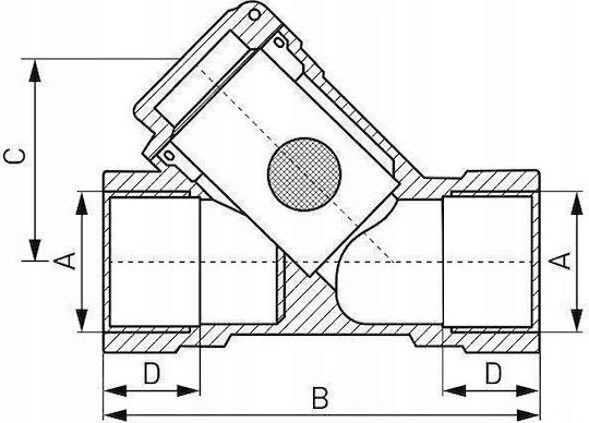 Ferro Gas Filter F2g 1/2 Ferro F.osad.gaz.15-ferro