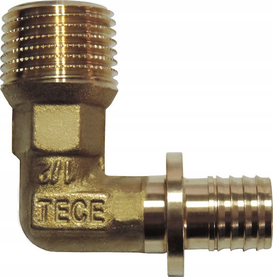 Tece месингов лакът Gz 25mm x 1" 767526