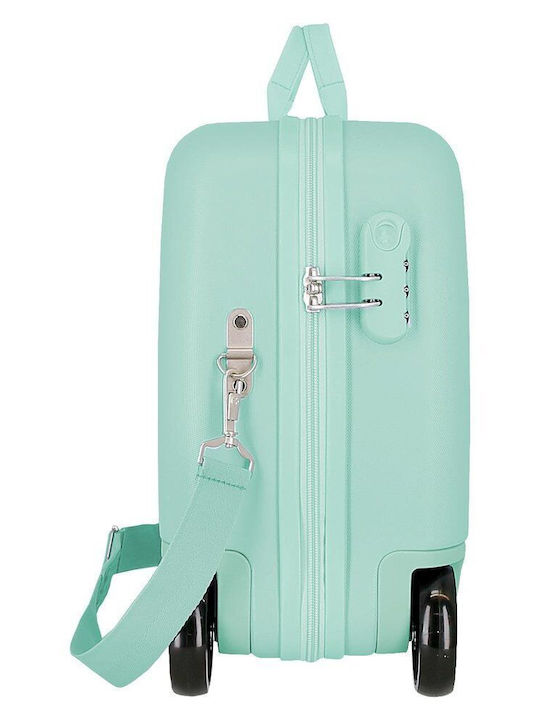 Disney Children's Travel Suitcase Hard Light Blue with 4 Wheels
