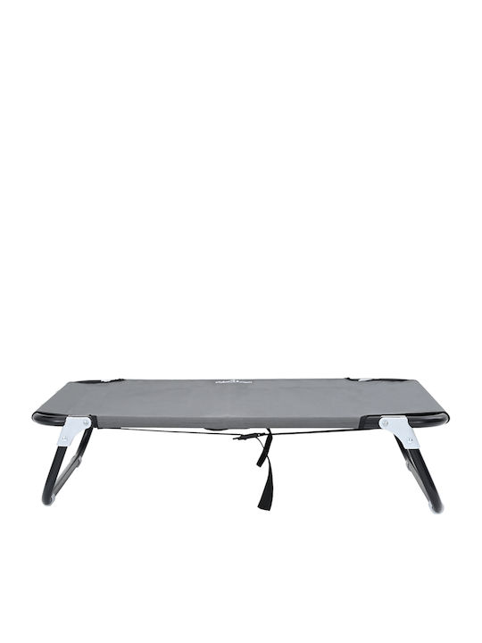 vidaXL Κρεβάτι Σκύλου Σπιτάκι Γκρι 46x70εκ.