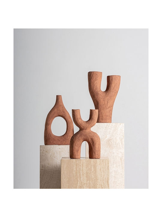 Kodu Decorative Vase Brown 27x11x47cm