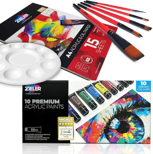 Zieler Set de Colorat 17buc