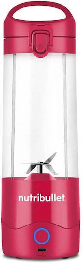 NutriBullet Μπλέντερ με Κανάτα Tritan 475 ml 7.4V Magenta NBP003MA