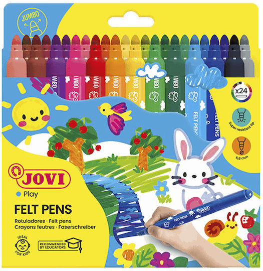 Jovi Zeichenmarker 5.8mm Dicke Set 12Stück