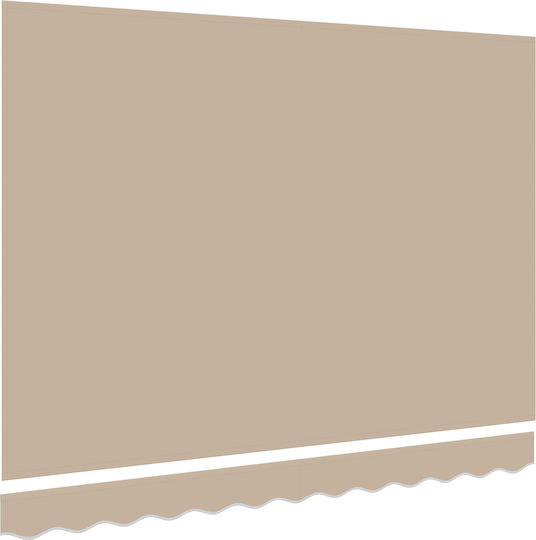 vidaXL Awning fabric Beige 2x3.5m