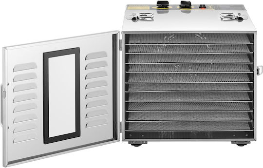 Royal Catering Uscător Alimentar Pentru 10 Tăvi 1000W