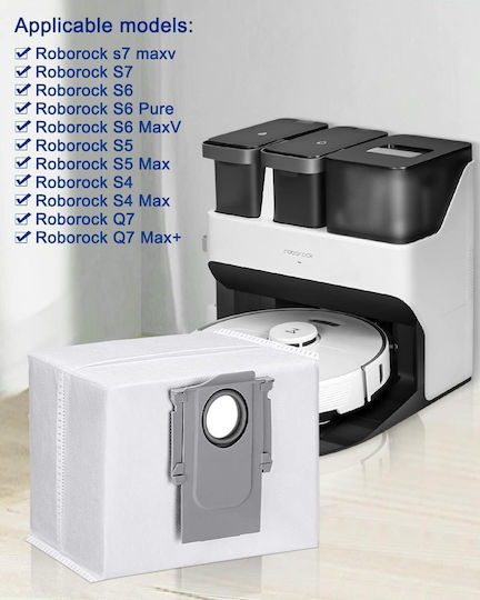 Robot Vacuum Cleaners Parts & Accessories Bags 12 Pieces for Roborock Vacuum