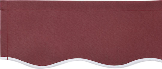 vidaXL Платнище за сенник Бордо 2x4m
