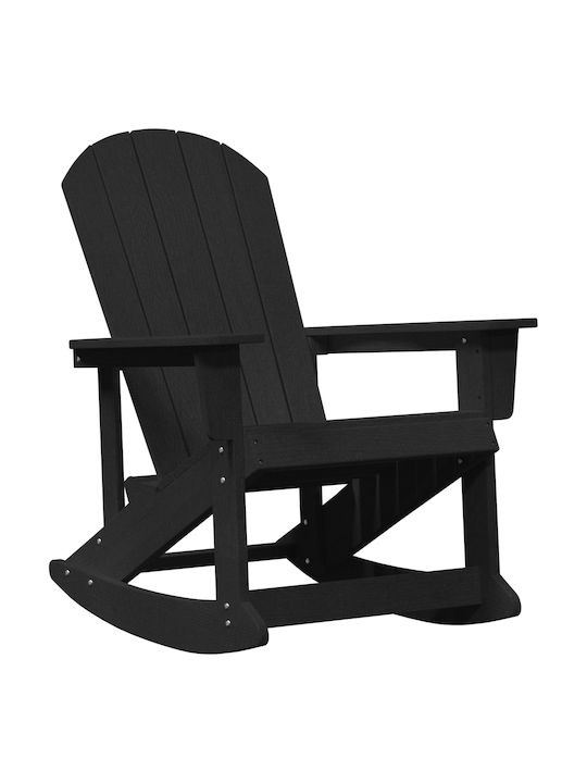 Schaukelstuhl Kunststoff Black 73.5x92x90εκ.